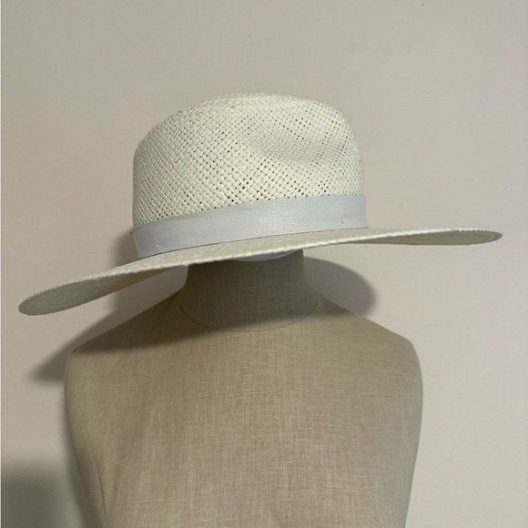 NEW Janessa Leone Zoe Packable Sun  Hat Bleach White Large - Picture 6 of 10